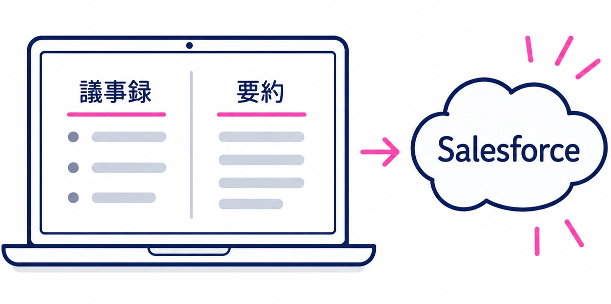 Minutes and summary syncing to Salesforce